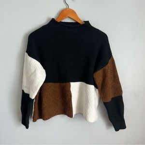Roolee Lucienne Colorblock Sweater - Size Small